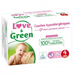 Love & Green Couches Hypoallergéniques Taille 4...