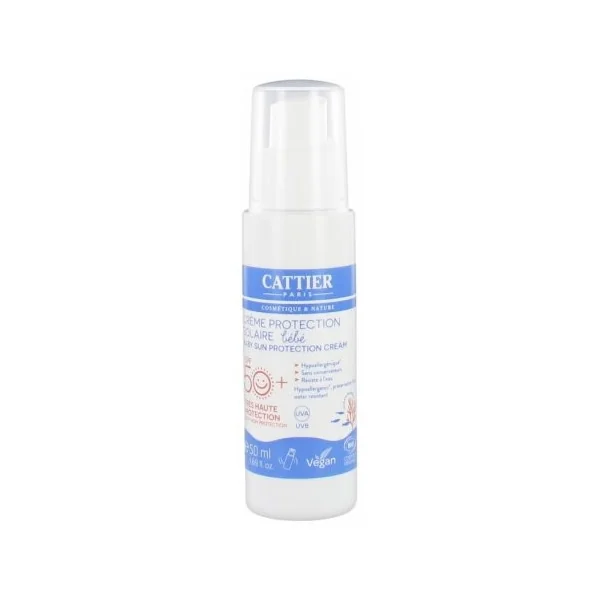 Cattier Crème Protection Solaire Bébé SPF 50+ 50ml