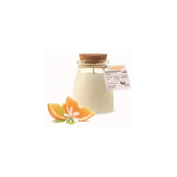 Nao Bougie parfumée bio 120g Fleur d'Oranger