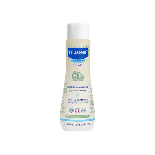 Mustela Bébé Shampoing doux Cheveux Normaux - 200 ML