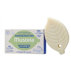 Mustela Shampoing Douche Solide 2 en 1 - 75 GR