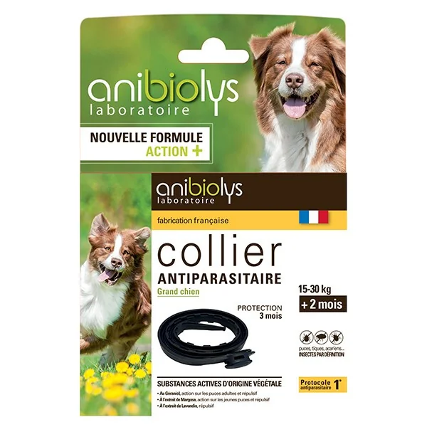 Anibiolys Anybiolys Chiens Collier Antiparasitaire Grand Chien 1 pce