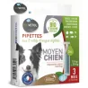 BIOVETOL Pipettes Antiparasitaire – Moyen Chien (15 kg à 30kg) – 3ml x 3