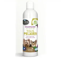 BIOVETOL Shampoing tous pelages 240 ml – Chien & Chat