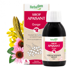 HERBALGEM sirop apaisant gorge 250 ML