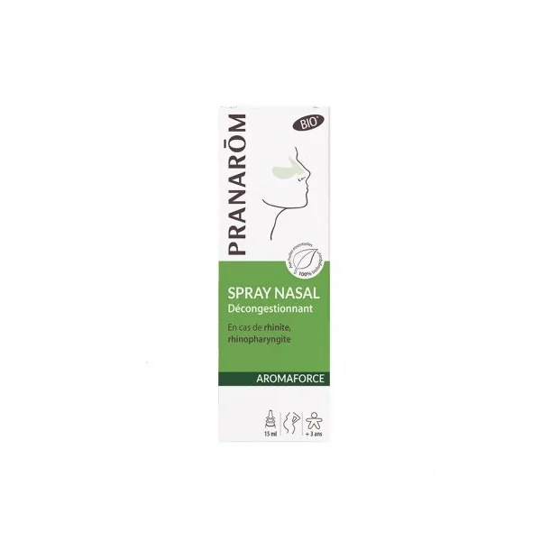 Pranarôm Aromaforce Spray Nasal Huile Essentielle Bio - 15 ML