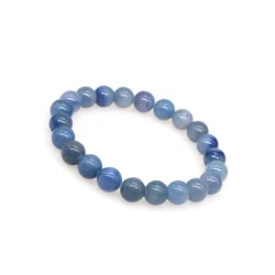 PHLOEME Bracelet en pierres naturelles Blue Aventurine