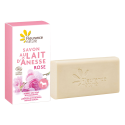 Fleurance nature savon lait anesse rose 100GR