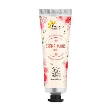 Fleurance Nature Crème Mains Rose Bio 30ML