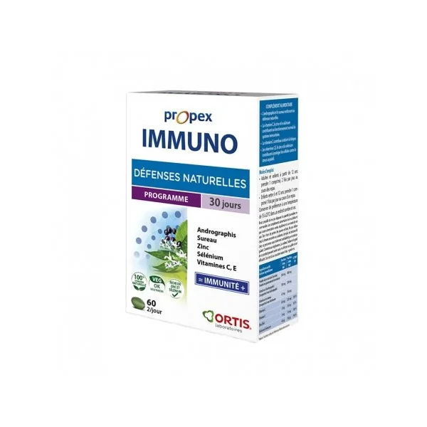 Ortis Propex Immuno Défenses Naturelles Prévention & Immunité 60 capsules