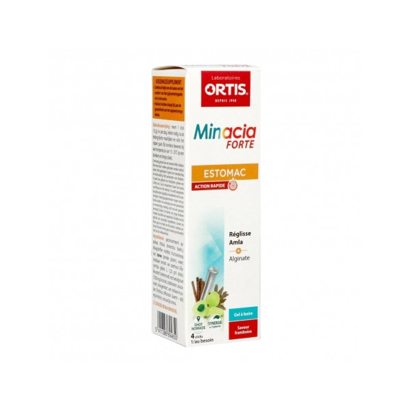 Ortis Minacia Forte Estomac Saveur Framboise 4 sticks