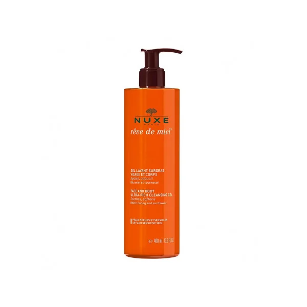 Nuxe Rêve de Miel Gel Lavant Surgras Visage & Corps - 400 ML