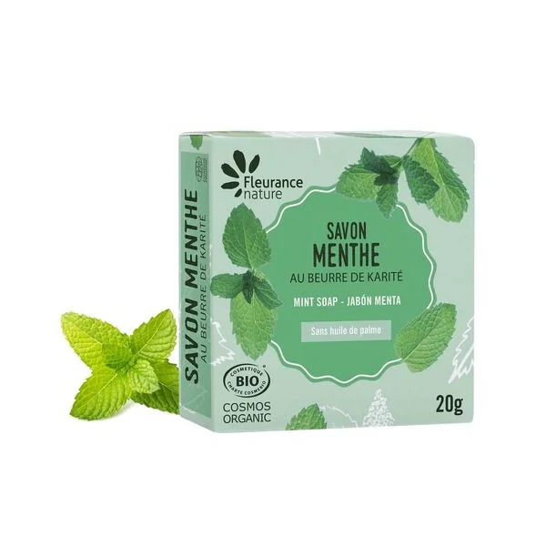 Fleurance nature savon menthe au breurre de karité 100g