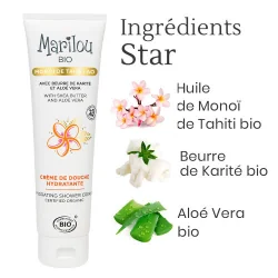 Marilou Crème de douche à l’Huile de Monoï de Tahiti bio