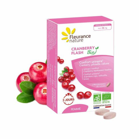 Fleurance nature cranberry Flash bio 14 comprimés