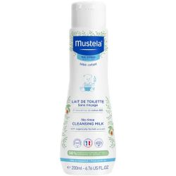 Mustela Lait de toilette  sans rinçage à l'avocat bio  200ml