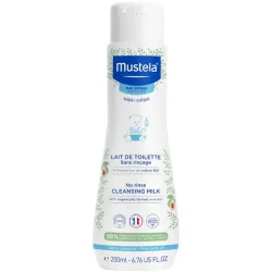 Mustela Lait de toilette sans rinçage à l'avocat bio 200ml