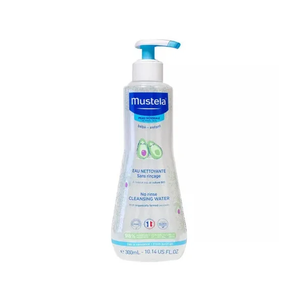 Mustela eau Nettoyante sans rinçage à l'avocat bio 300ml