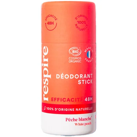 Respire Déodorant stick Pêche blanche 50GR