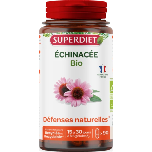 Superdiet echinacée bio 90 gélules