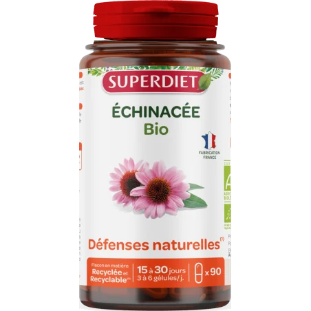 Superdiet echinacée bio 90 gélules