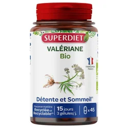 Superdiet Valériane Bio 45 gélules