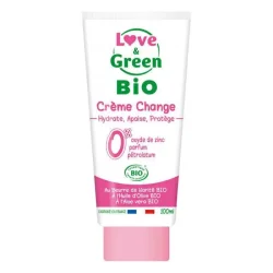 Love & Green Crème de change sans oxyde de zinc...