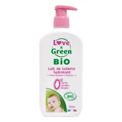 Love & Green Lait de toilette bio 500Ml