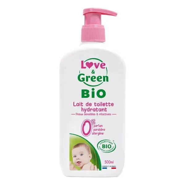 Love & Green Lait de toilette bio 500 ML