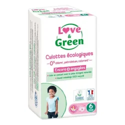 Love & Green Culottes Ecologiques Taille 6 - 16 Pièces