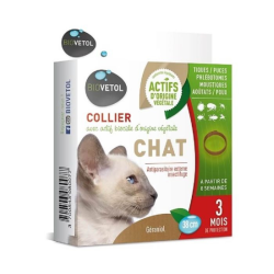 Biovetol Collier Antiparasitaire Géraniol Chat...