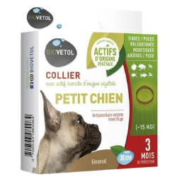 Biovetol Collier Antiparasitaire Externe Insectifuge Petit Chien 1 Pièce