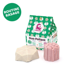 Lamazuna Duo Poilant Pain de rasage solide + beurre de cacao solide