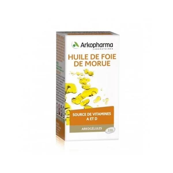 Arkopharma Arkogélules Huile Foie De Morue 220 capsules