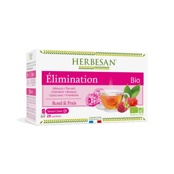 Herbesan Infusion Hibiscus Elimination Bio 20 sachets