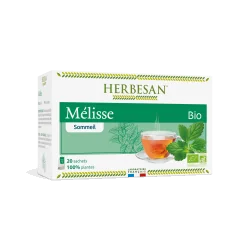 Herbesan Infusion Mélisse – Sommeil 20 sachets