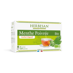 Herbesan Infusion Menthe poivrée – Confort...