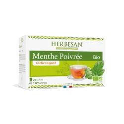 Herbesan Infusion Menthe poivrée – Confort...