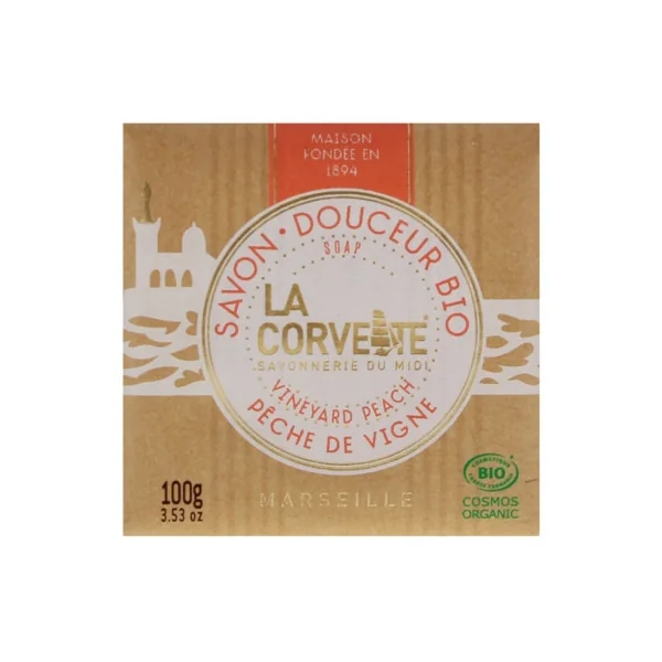 La Corvette Savon Douceur Pêche de Vigne - 100 GR