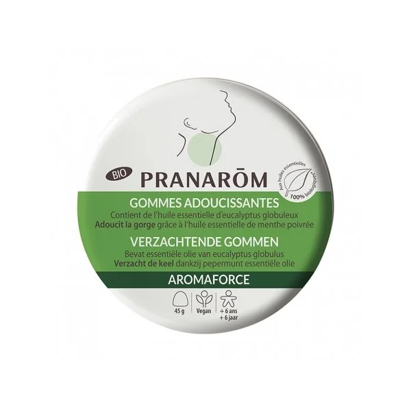 Pranarôm Aromaforce Gomme Adoucissantes Eucalyptus - 45 GR