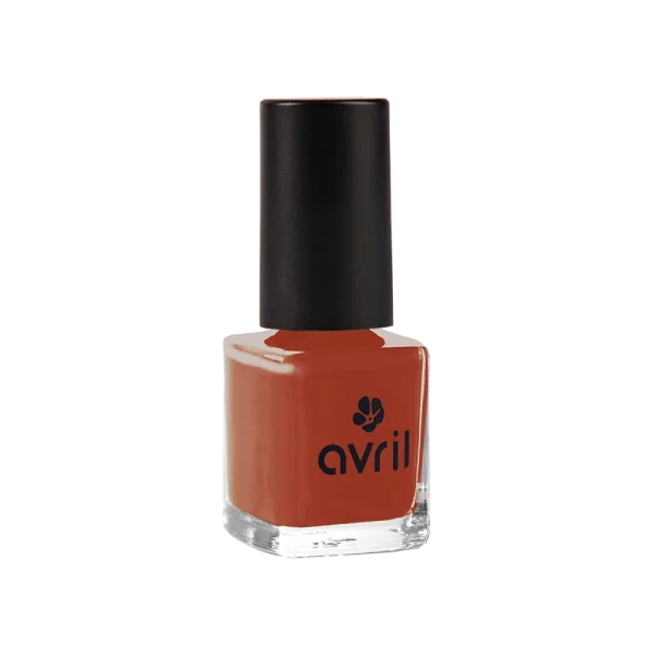 Avril Vernis rouge brique 7ML