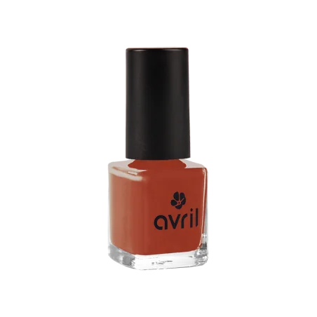 Avril Vernis rouge brique 7ML