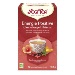 Yogi Tea Energie Positive Hibiscus Canneberges...