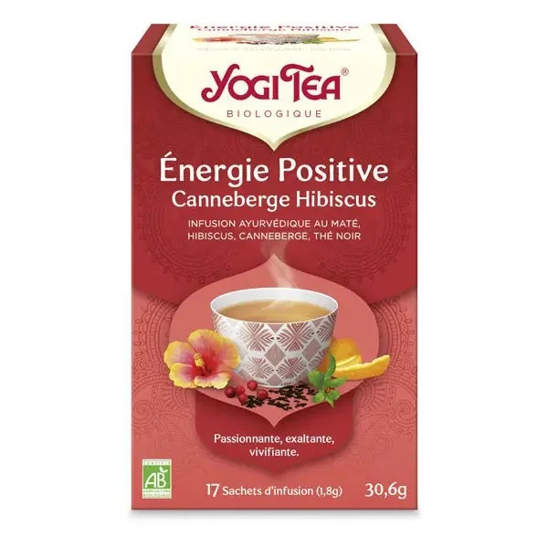 YOGI TEA Energie Positive Hibiscus Canneberges 17 sachets