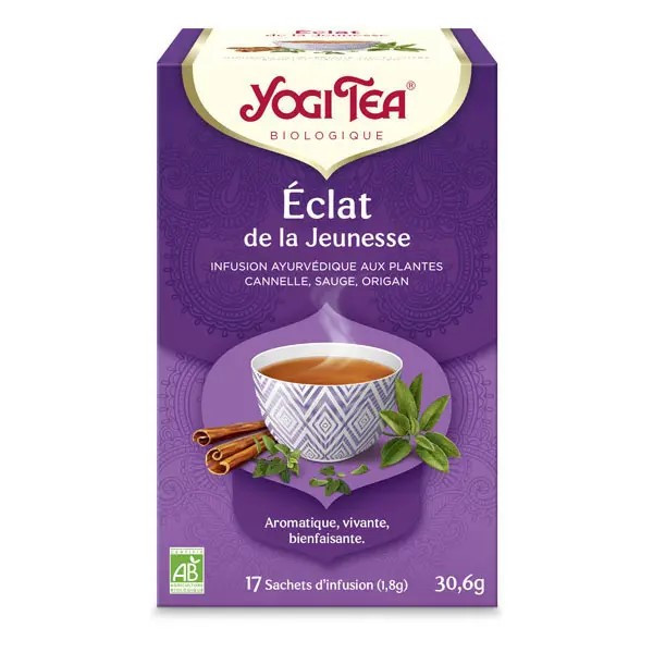 Yogi Tea Infusion Éclat de la Jeunesse - 17 sachets