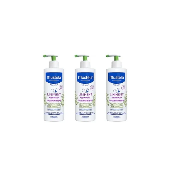 LOT DE 3X Mustela Bébé Liniment