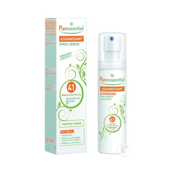 Puressentiel Spray Assainissant aux 41 Huiles Essentielles 75ml