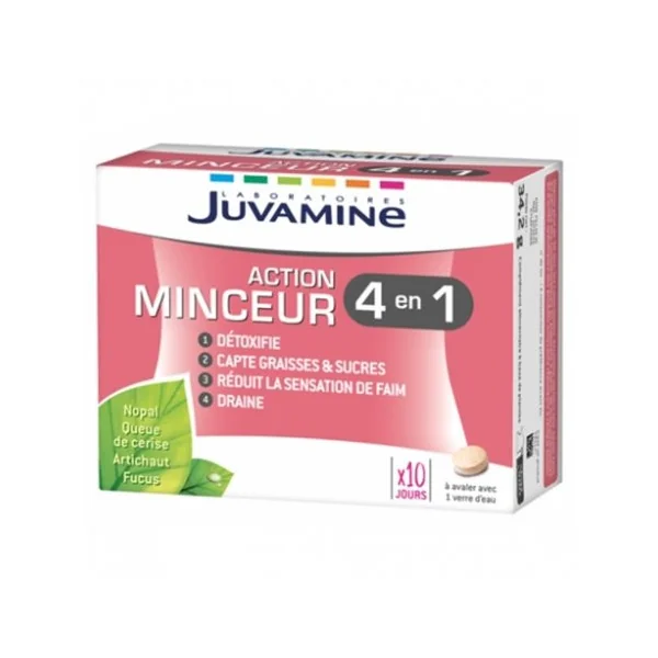 Juvamine Action Minceur 4 en 1 60 comprimés