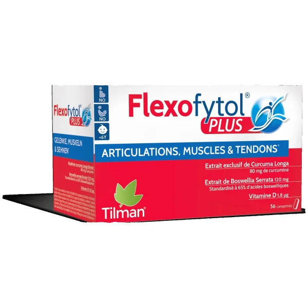 Flexofytol Plus Articulations Muscles Tendons Curcuma 56 Comprimés