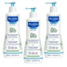 LOT DE 3X Mustela Gel Lavant Doux Corps et Cheveux 500ML